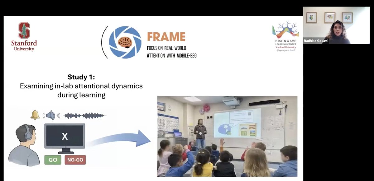 LearnusUK's tweet photo. Highlight 1️⃣:
Why do some students struggle to focus when there’s both a screen and a voice? 🧠

Dr. Radhika Kasavi shows how brainwaves differ when switching attention between sight and sound. It’s not distraction, it’s a cognitive process we can support as teachers 👨🏻‍🏫👩🏻‍🏫📚

📹👇 https://t.co/zORWlSGFPh