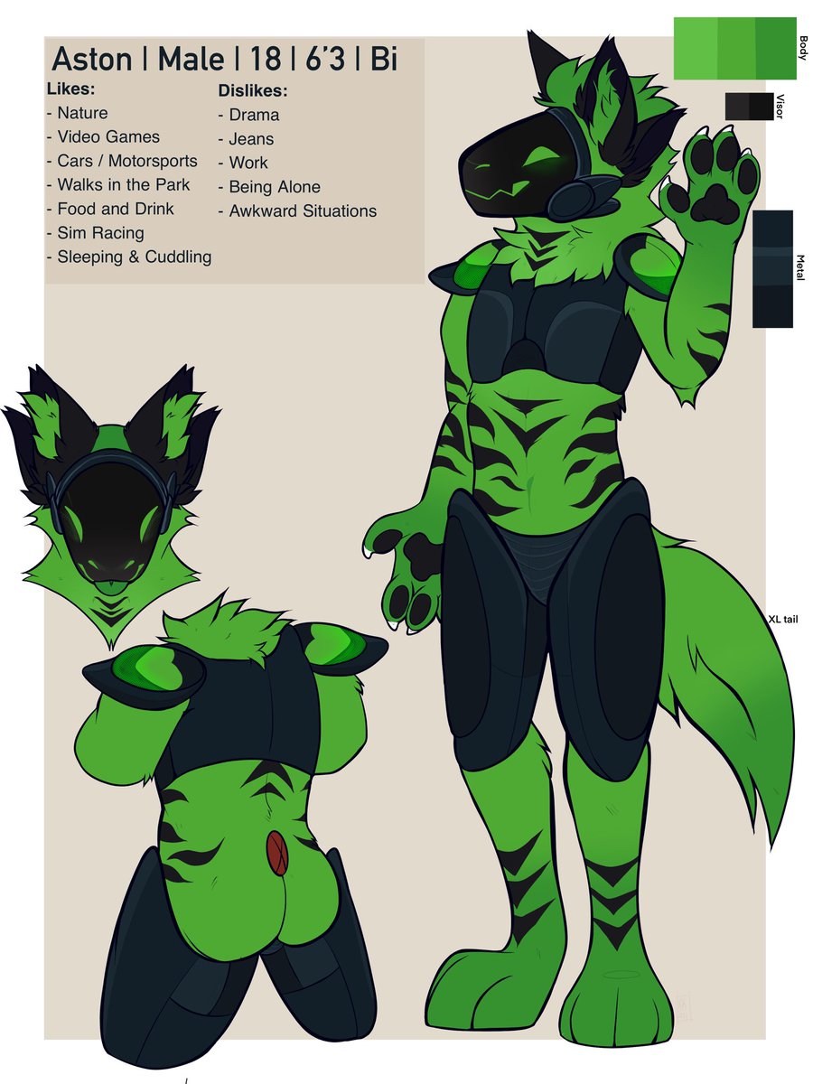 Aston the protogen (18+ MDNI) tweet media