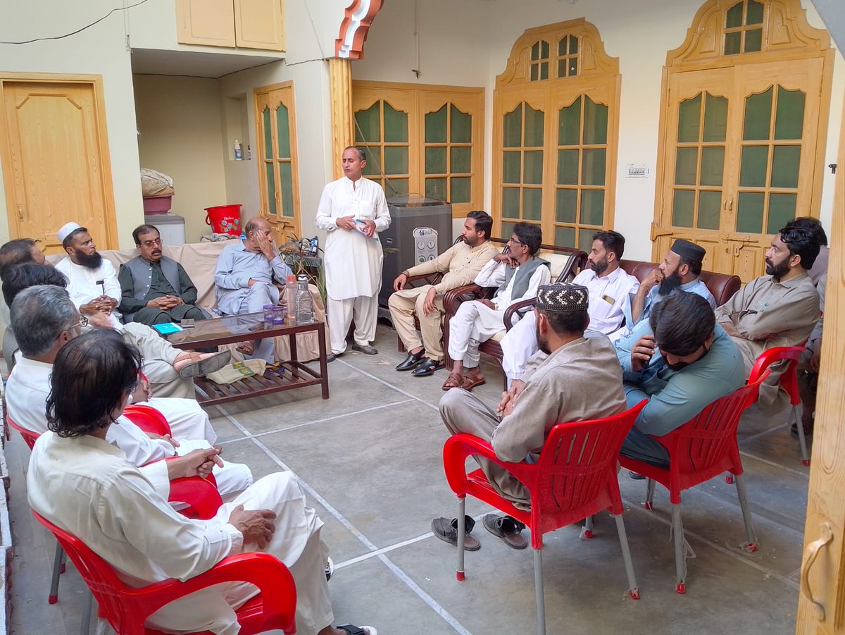 HamdamDevelopm1's tweet photo. Activity Title: Community Dialogue Session
Date: March 27, 2026
Venue: Residence Ishfaq Choughtai, UC Nazim, Islamiya Colony, D.I.Khan
Participants: 17 (male)
District/UC: Dera Ismail Khan/City-02
Facilitated by: Abdul Ghafoor (Hamdam Development Organization) https://t.co/OrJdGJU83V