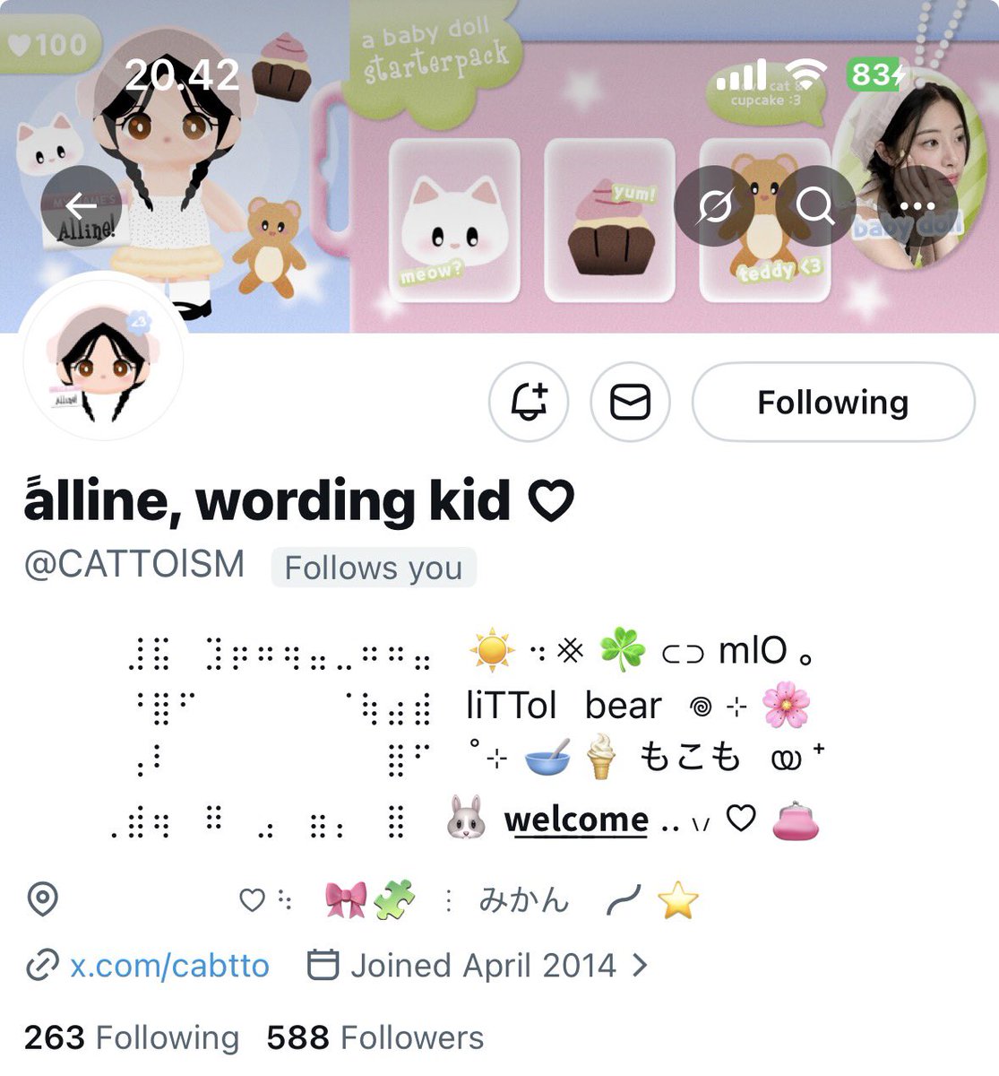 alline the wording ♡ tweet media