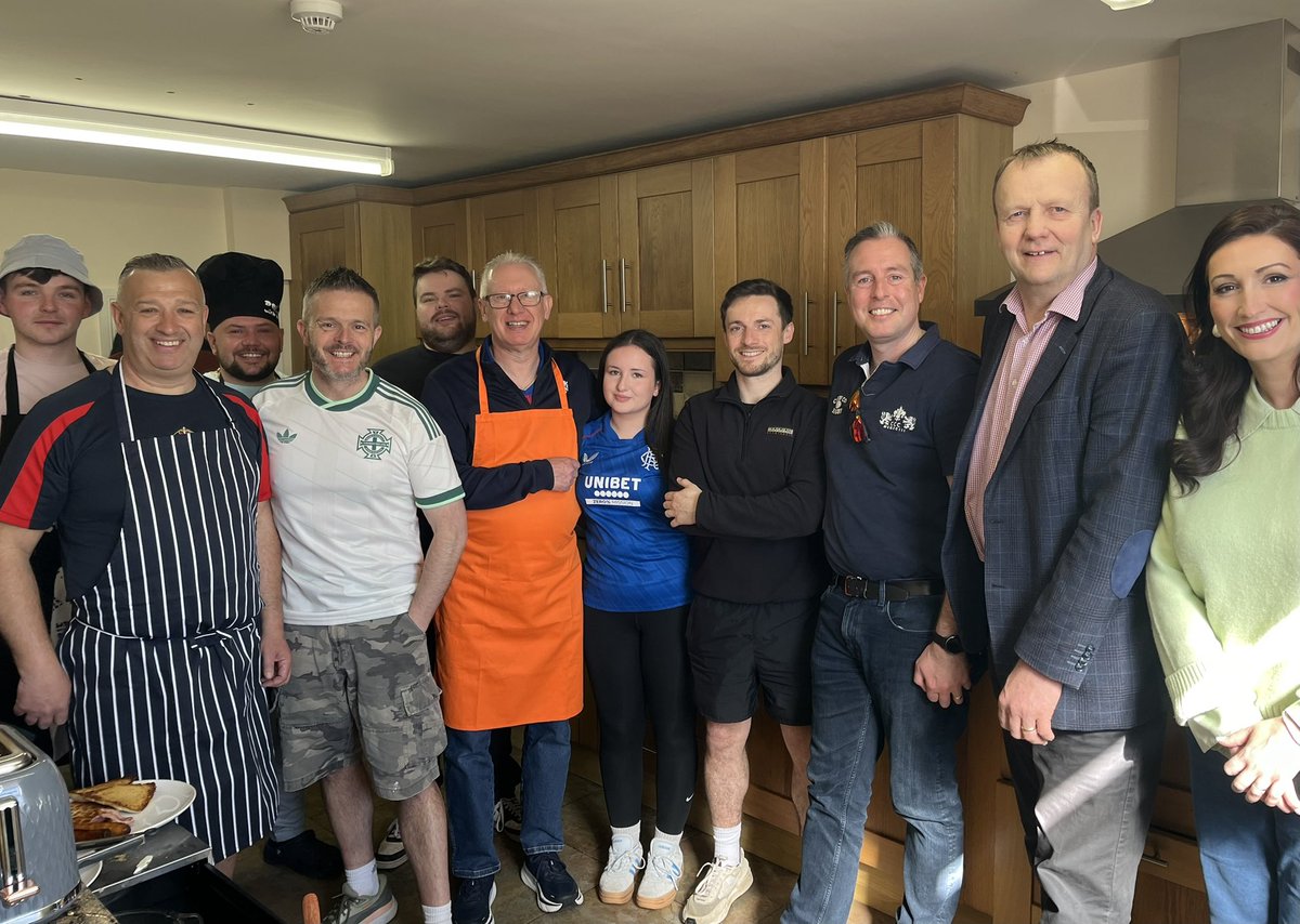 RobbieButlerMLA's tweet image. Warm welcome at the Skeogh Flute Band big breakfast in Dromore this morning. Really good to meet up with some lifelong friends and grab a tasty plate full of grub to set me up for the day. Well done to all involved!

#Community #Culture #NorthernIreland #UnionOfPeople #MakeNIWork