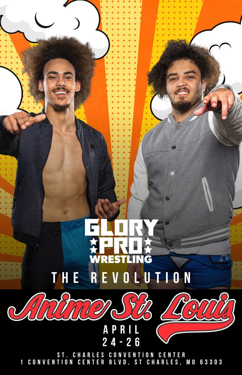 WeAreGloryPro's tweet photo. More Glory Pro Wrestling action today at @AnimeStLouis starting at 2pm https://t.co/pGONCaCbwN