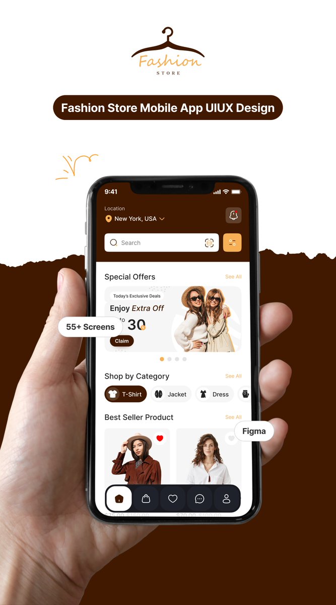 insight_lancer's tweet photo. Clothing Store Mobile App UIUX Design | App Design | Clothing Brand Ecommerce 

Visit Design : https://t.co/WwPu2Od6WK

#clothingstoreapp #fashionecommerce #mobileappui #clothingstore #fashionecommerceapp #uidesign #uxdesign #appuiuxdesign https://t.co/LxHlioFEjN