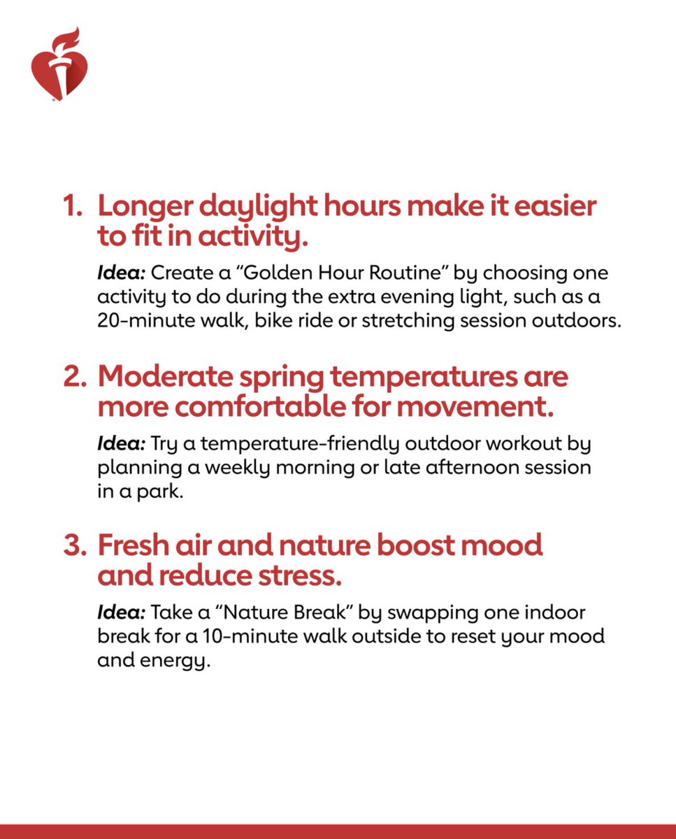 DocPari37's tweet image. ☀️ Outdoor movement isn’t just exercise—it’s therapy for body &amp;amp; mind.
From sunlight to social connection, it all aligns 🌿
Fresh air, sunlight &amp;amp; connection make all the difference 🌿

#LifestyleMedicine #PhysicalActivity #Wellbeing #PreventiveCardiology