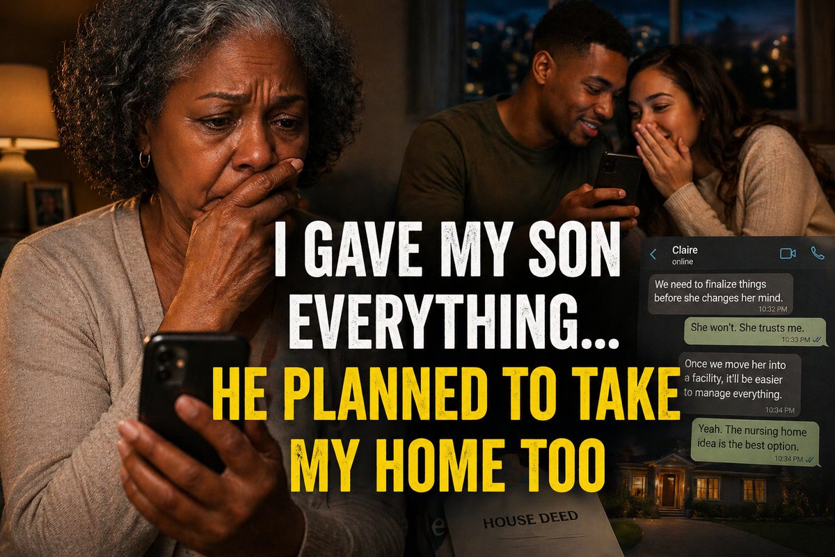 evan_okoye's tweet image. I Gave My Son Everything… He Planned to Take My Home Too open.substack.com/pub/dailyreset…
#substack #newsletter #moralstory #dailyreset #fyp