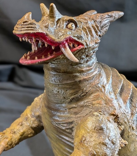 □地底怪獣 パゴス 高21.5/奥23.5（cm） マーミット製 大怪獣リアル 