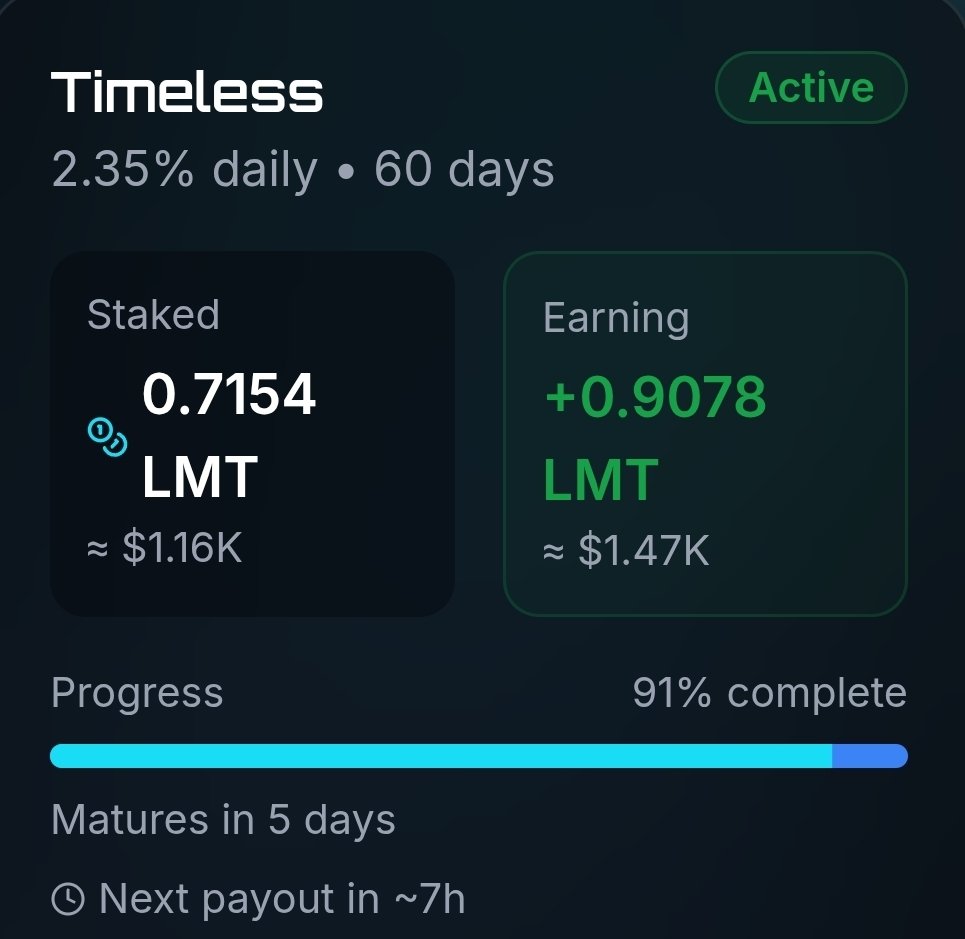 HansenFruze's tweet photo. @lourdesanchezok A year ago I was stressed about money. Today I stack passive rewards daily inside the Limitless ecosystem. Staking changed my mindset, my income, and my life. You are one decision away from the same. 

Live the life you deserve: https://t.co/yjKYCJRJVA https://t.co/LXAUKBordO