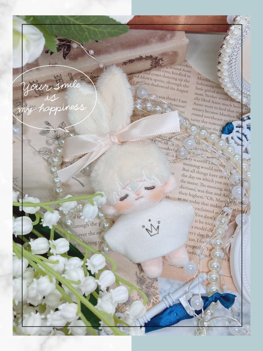 ピポくんの耳をリボンで縛ってる方いてすっごく可愛かったからうちの子にもやってみた