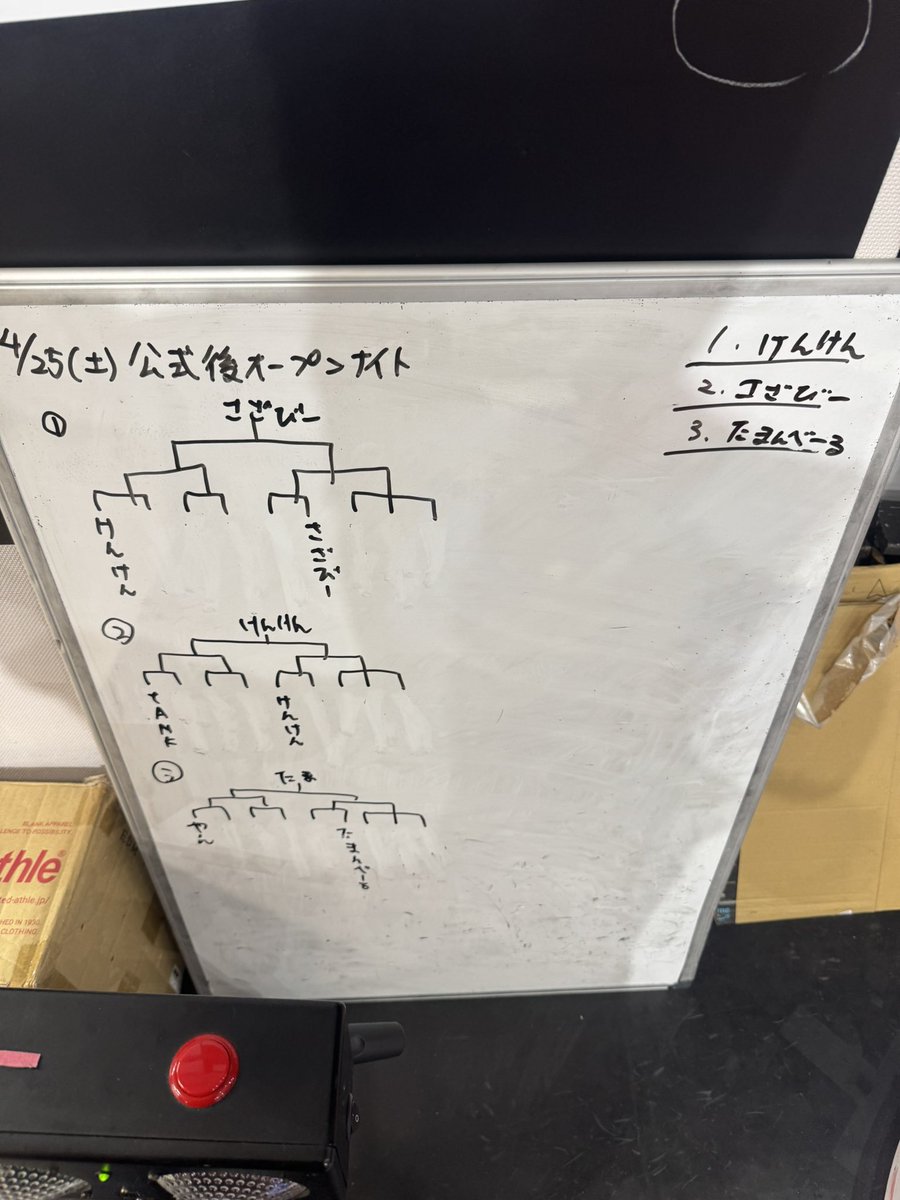 edm__design's tweet image. 【4/25(土)公式後オープンナイト結果】
優勝:けんけん選手🏆
準優勝:さざびー選手🥈
3位:たまんべーる選手🥉

でした‼️

2着と2枚TTが難しいレイアウト、見事制したのはけんけん選手☺️
おめでとうございます🎉

さざびー選手、たまんべーる選手同時にCOだった為2位決定戦の動画もございます

#EDM
