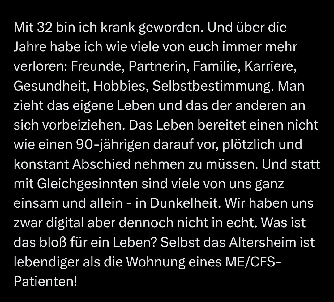 suzatu's tweet photo. Ausschnitt aus diesem obigen Tweet... 

#fckMECFS
#chronischkrank 
#chronischignoriert 

#MEmachtunsichtbar https://t.co/XfesY5dQE5