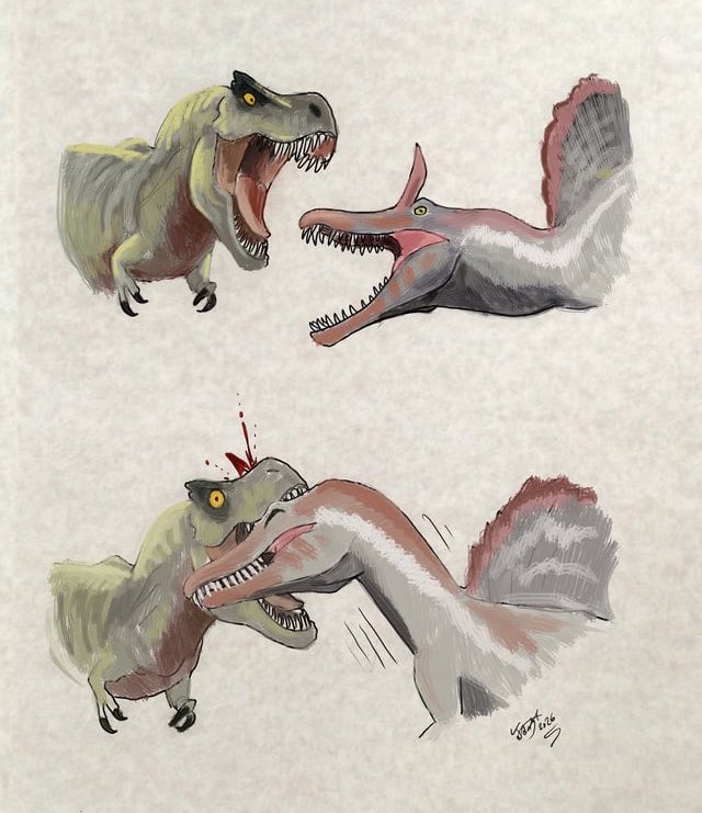 Hell Heron (spino) tweet media