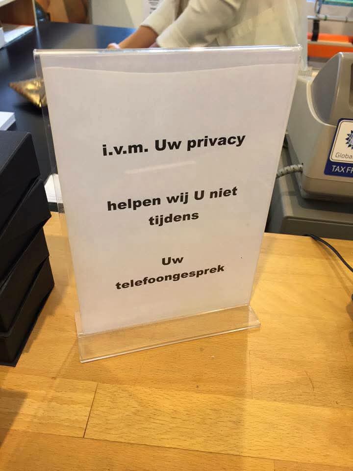 Dit zou overal moeten staan