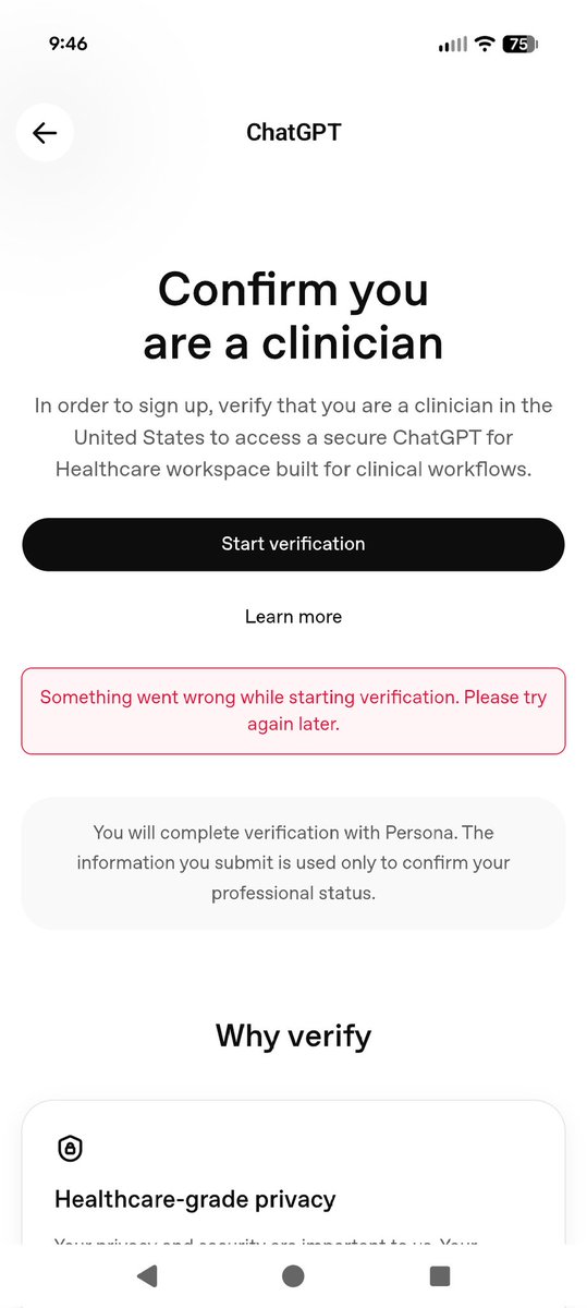 RadioBelevic's tweet photo. @operationdanish That's all I can get from chat gpt from clinicians, unable to do verification using various devices and accounts since they launched it. https://t.co/kBMk6K5YnT