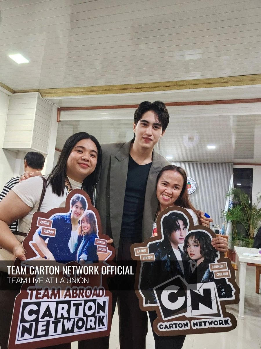TeamCartonOFC's tweet photo. Manila ➡️ La Union real quick! 🚐💨 

Team Live Admins pulled up to back Anton in his solo ganap in La Union!

ANTON CHARMS ELYU https://t.co/xM3qp7NNcS