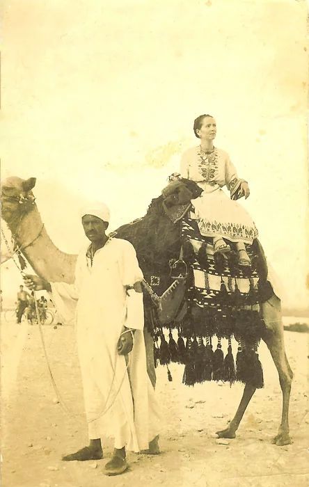 Libraryhz's tweet photo. Savitri Devi, 1934, Egypt. https://t.co/wJrAulUoiT