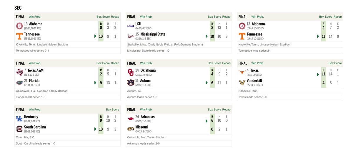 SEC Baseball tweet media