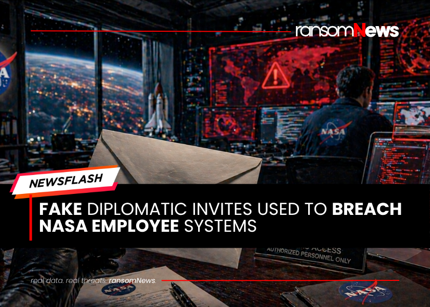 ransomnews's tweet image. ⚠️ NASA staff targeted via fake meeting invites

Attackers posing as Chinese officials used phishing meeting requests to trick #NASA employees into installing malware, enabling credential theft and potential network access escalation.

🔗 thehackernews.com/2026/04/nasa-e…

#ransomNews
