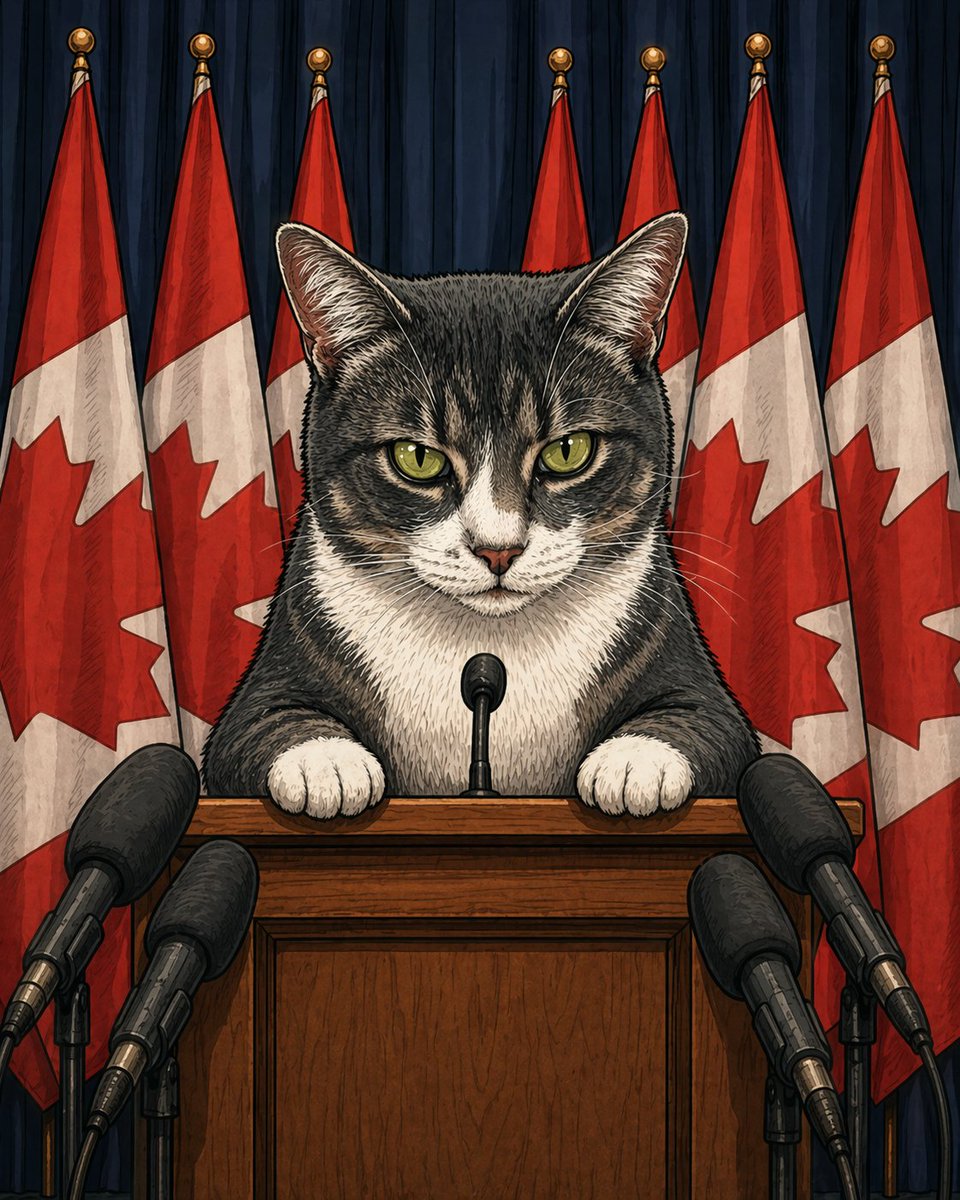 CarneyPurr67561's tweet image. On this #caturday, I am holding a press conference/ask me anything event! 😺🇨🇦

I encourage my fellow Catnadians and their staff to ask questions and I will respond between cat naps! (Keep it fun).