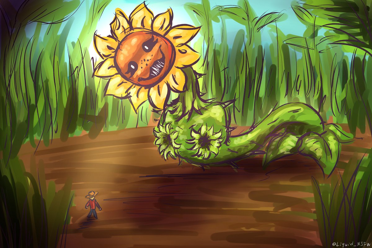 Liquid_NSFW's tweet image. I had an idea 

#Sunflower #PVZ #plantsvszombie