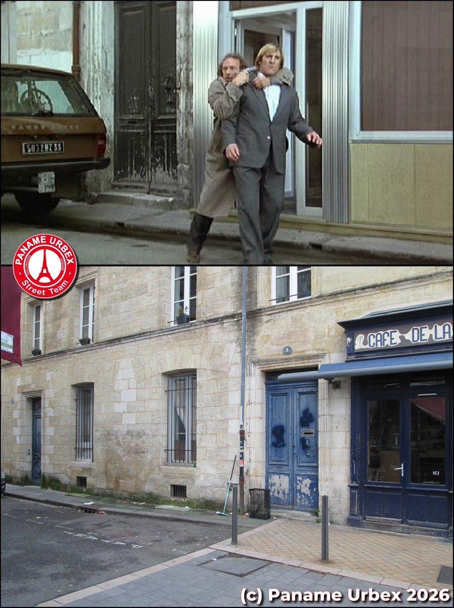 PanameUrbex's tweet image. Les Fugitifs (Veber 1986). 1 rue Saint François, 33000 Bordeaux.
@PierreRichardPR @PierreRichardTV #depardieu @Bordeaux @AcBordeaux @BxMetro @BDX_Culture @BordeauxTourism @ToutDepardieu