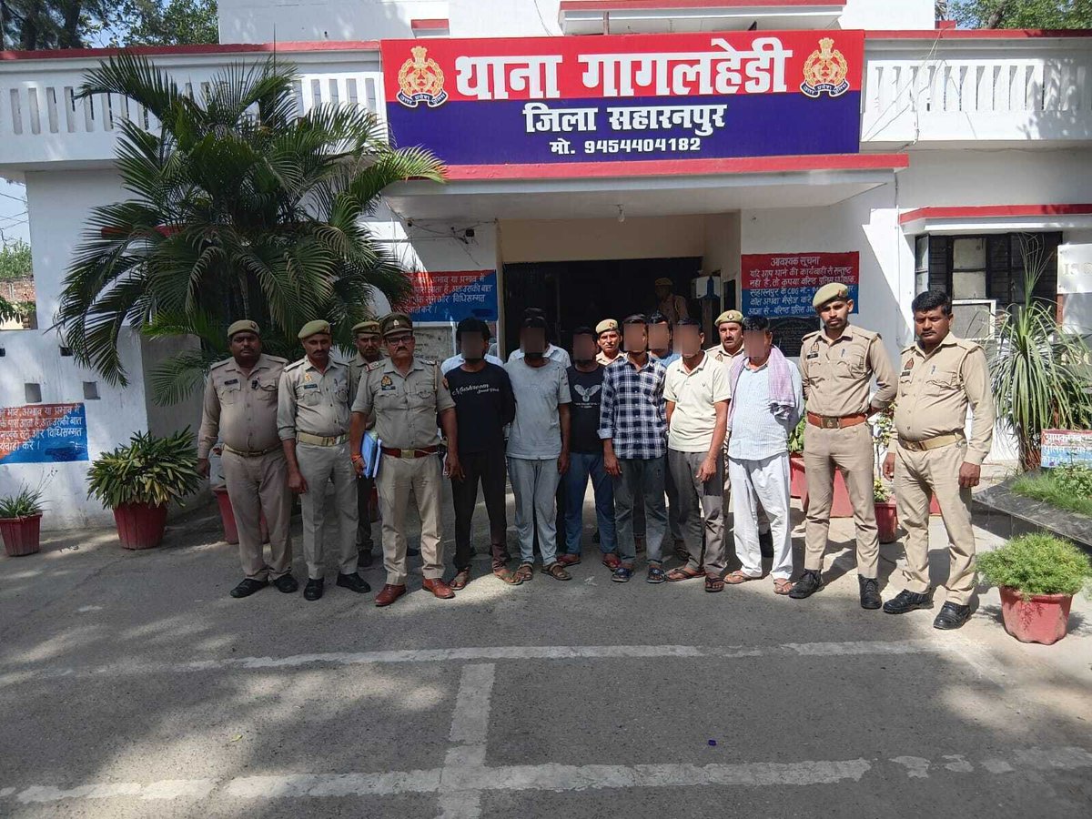 bstvlive's tweet image. सहारनपुर : गागलहेड़ी पुलिस की कार्रवाई, 9 अभियुक्त गिरफ्तार

➡शांतिभंग की आशंका में BNSS की धाराओं में गिरफ्तार
➡अलग-अलग मामलों में सभी आरोपियों को दबोचा

#Saharanpur #Police #UttarPradesh @saharanpurpol