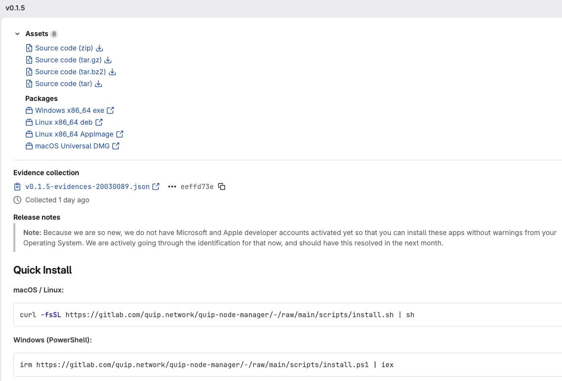 NEW Update for node runners on @quipnetwork, we can now manage things ...