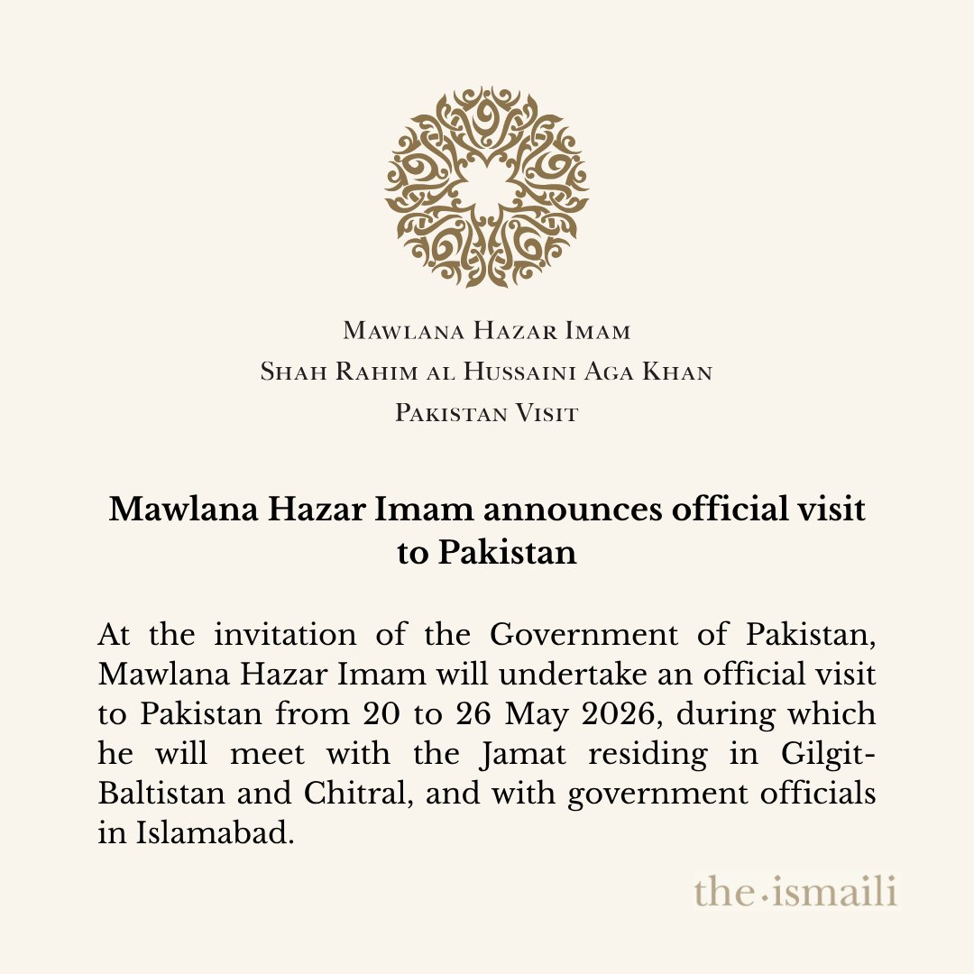 The Ismaili tweet media