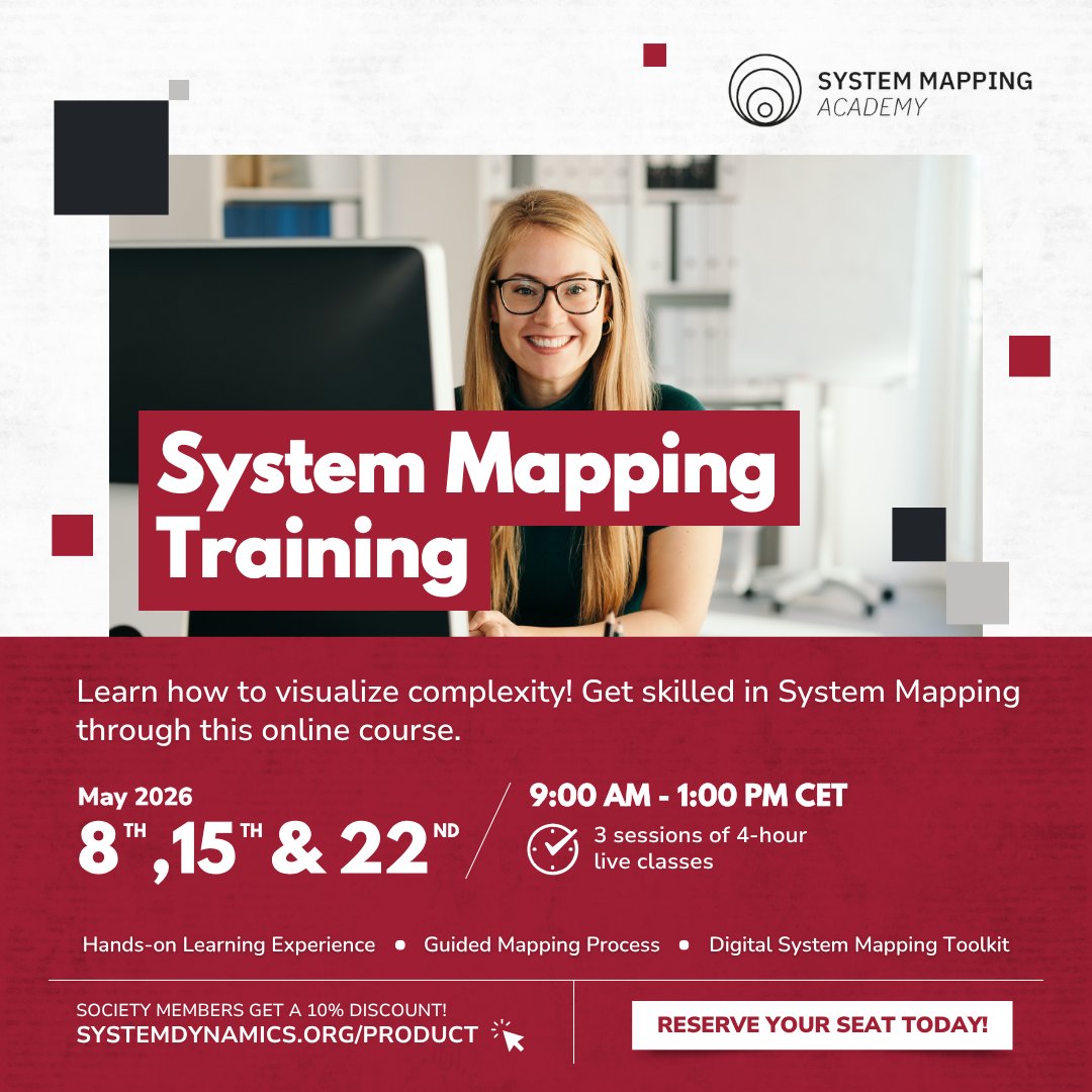 System Dynamics Society tweet media