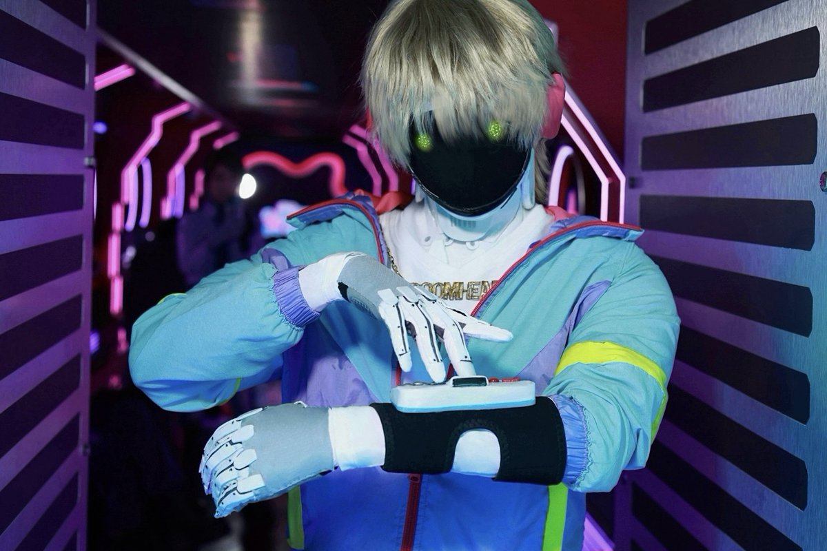 sukipio_ooparts's tweet photo. cosplay / 銀河特急ミルキー⭐︎サブウェイ

「お願いしまーす」

写真：cocoa

#鴨コス #フューチャートレイン 
#はんなりサブウェイ https://t.co/wg4JDoOd4f