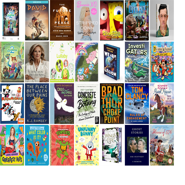 hendolibrary's tweet photo. This week the Henderson County Public Library has 242 new books, six new movies, and two new music CDs.  New items include Zootopia 2, David, The Future Is Peace, Stripped Down, The SpongeBob Movie, Goat, Rory, and Disney Zootopia 2. https://t.co/9o459isdQi https://t.co/zBgR1pvITh