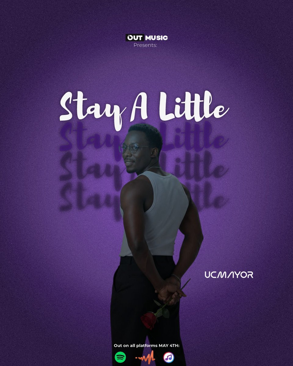Uc_d_mayor's tweet image. Designed a promotional poster for Stay A Little by Ucmayor, blending storytelling, mood, and clean visual direction to support the release.
#DSdesignchallenge #day10 #Graphicdesign #Albumart #PosterDesign