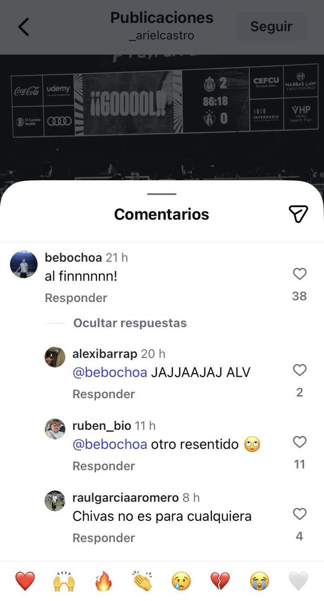 Momentos Sublimes de Chivas tweet media