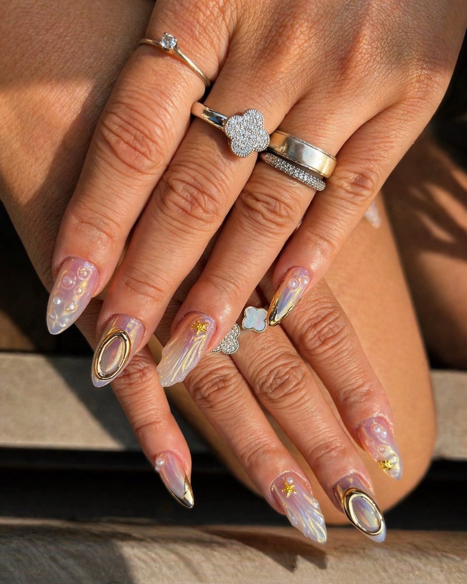 Ainda meio gag com essa nail art