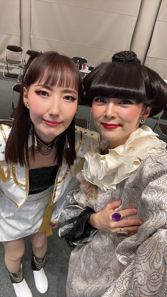 ものまね紅白歌合戦 ② #nanami さん #水越里歌 さんと❣️ #ハン
