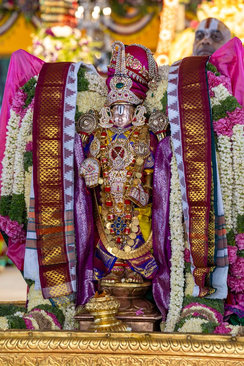 TTDevasthanams's tweet image. Sri Padmavathi Parinayotsavams commence with grandeur at Tirumala Venkateswara Swamy Temple, marking the beginning of sacred celebrations.

#ttd #tirumala