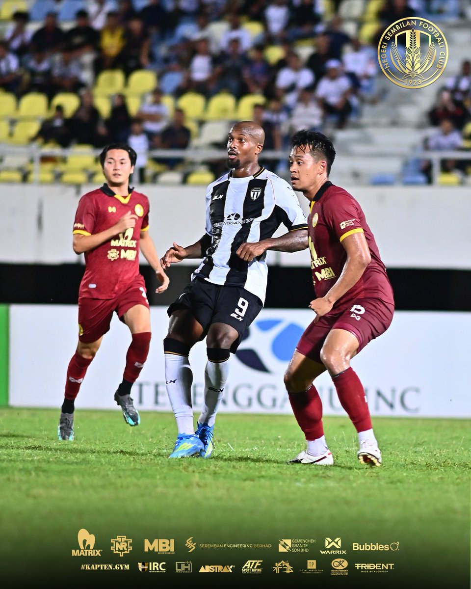 nsfc1923's tweet photo. 📸 Separuh masa | Terengganu FC 2-0 Negeri Sembilan FC 

Kelebihan memihak tuan rumah selepas 45 minit pertama. Masih ada masa untuk mengubah keadaan. 

#TERNSE #NSFC #HobinJangHobin https://t.co/b1sIggjjLq