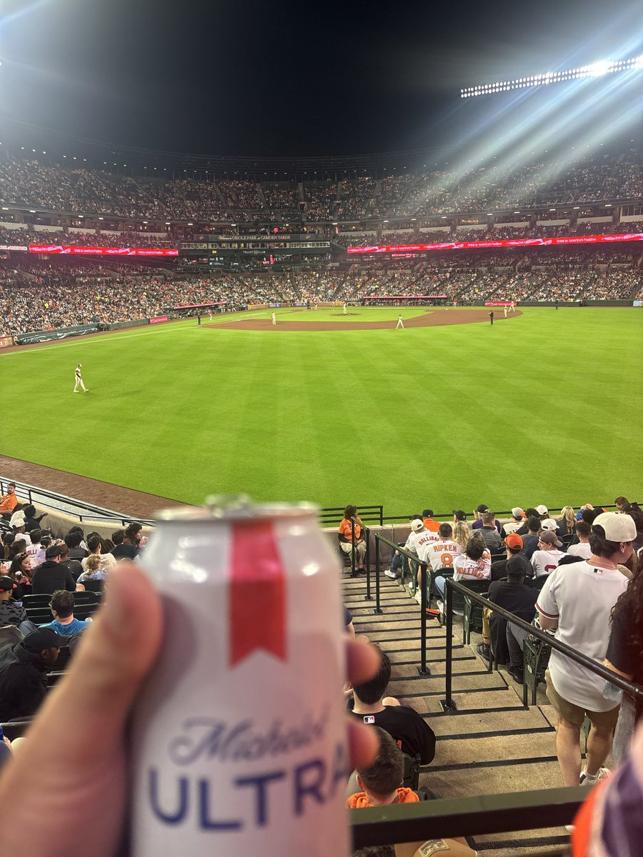 Whatever you do you get the Crab Pretzeld at Camden yards. Best stadium food I’ve ever eaten. Awesome time last night, great stadium!