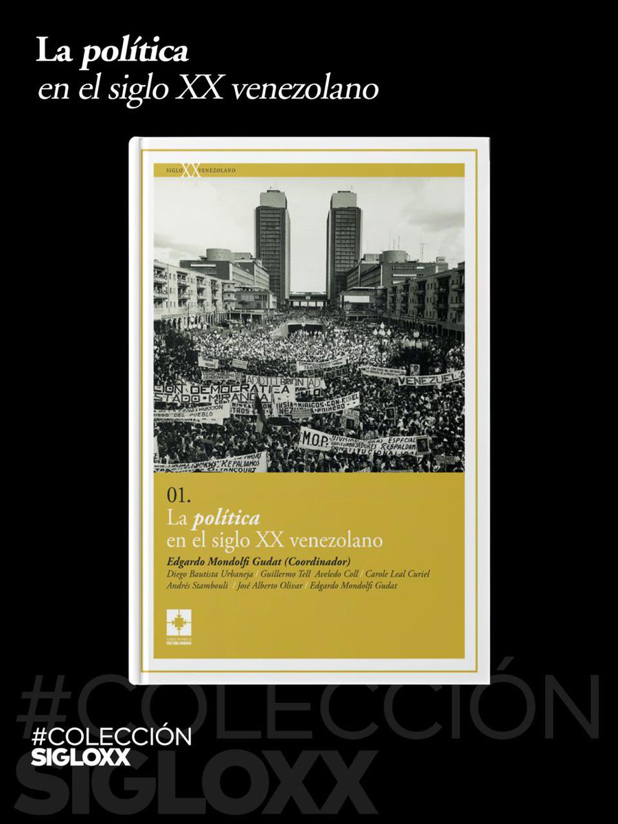 CulturaUrbana's tweet photo. El #libroFCU «La política en el siglo XX venezolano», primer tomo de la #ColecciónSigloXX, es una investigación colectiva que plantea una reflexión y revisión muy acuciosa de un período de transformación profunda en el país.

Disponible en #Amazon:
https://t.co/SJ1K1blj1h https://t.co/aKdPDwwkzK