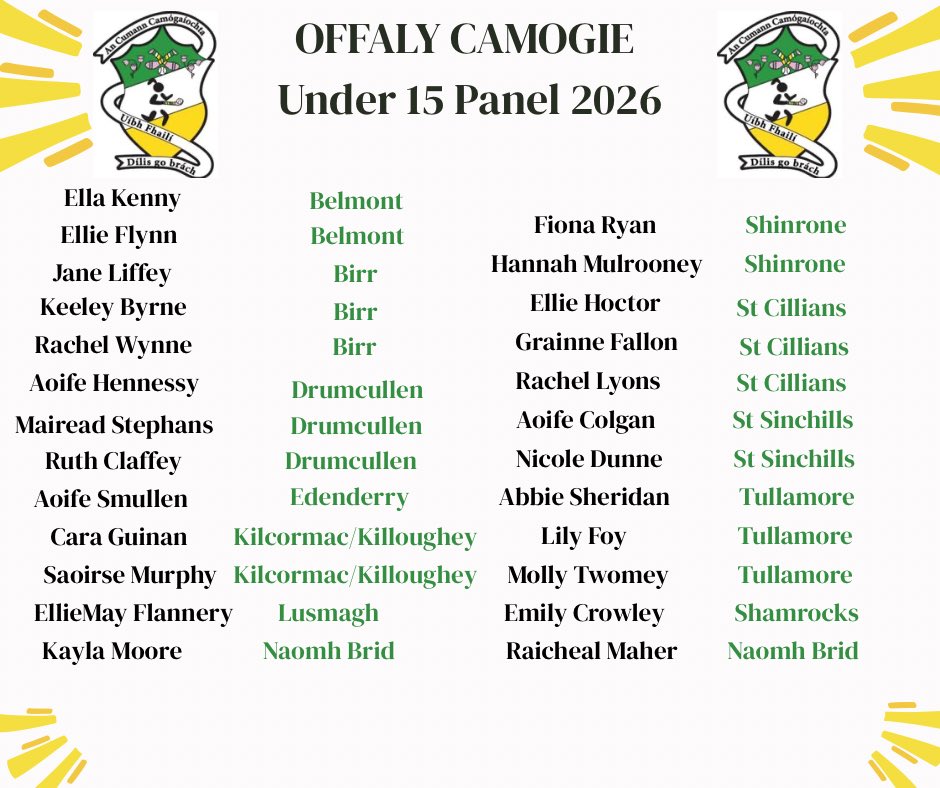 Offaly Camogie tweet media