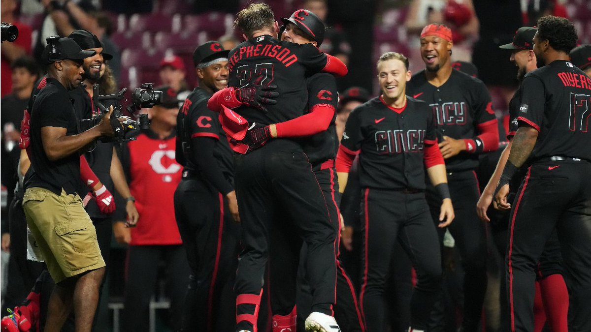 Local12's tweet photo. ICYMI...

Reds win wild back and forth game on Lowe's second homer of night in bottom of the 9th: https://t.co/W4JGhrvzPD https://t.co/XD2OL4aQyi