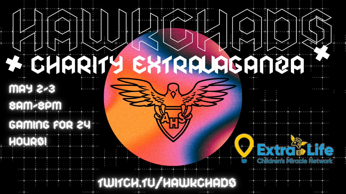 tk_keithb's tweet photo. Next weekend I will be hosting a 2 day Extra Life stream at school with the kids I work with. This is our 3rd annual Charity Extravaganza and it would mean a lot to the kids if you can tune in and/or help signal boost. (Also one of them made this flyer and I think she killed it) https://t.co/IoosORbcCS