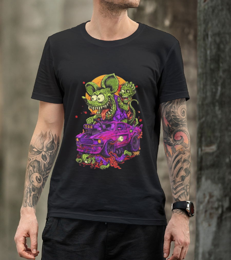 sarastanbrand's tweet image. Real talk: that Rat Fink vs Zombies T-shirt brings back all the classic horror vibes! 🎃 I remember flipping through monster magazines as a kid. sarastan.com/product/t-shir…

#VintageTee #MonsterCars #HorrorFans #RatFink