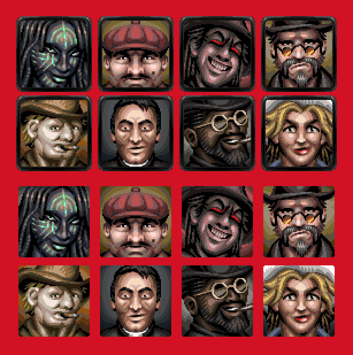 New Blood reached out to me to create these icons for the upcoming Blood West expansion, Blood West: Scavengers, pretty cool of them.