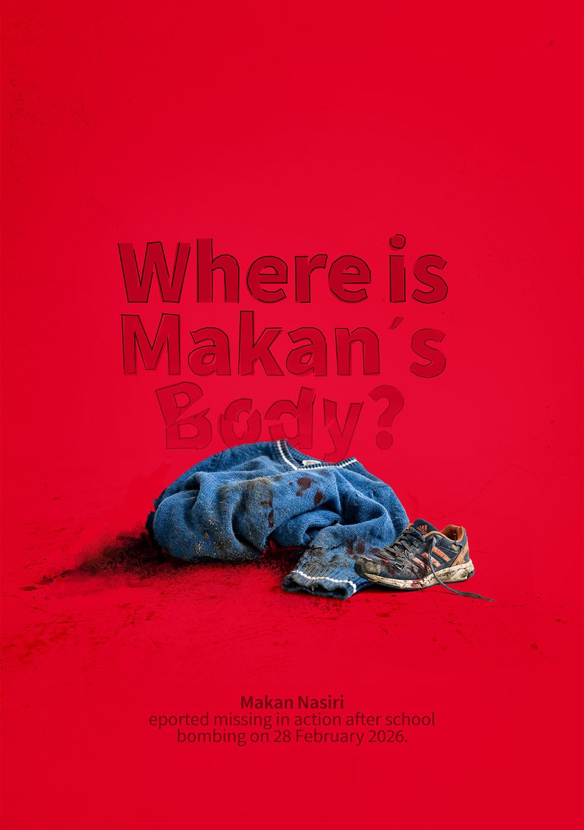 بدن ماکان کجاست؟ 😭💔
#میناب
WHERE IS MAKAN’S BODY?
#minab #angelsofminab #minab168