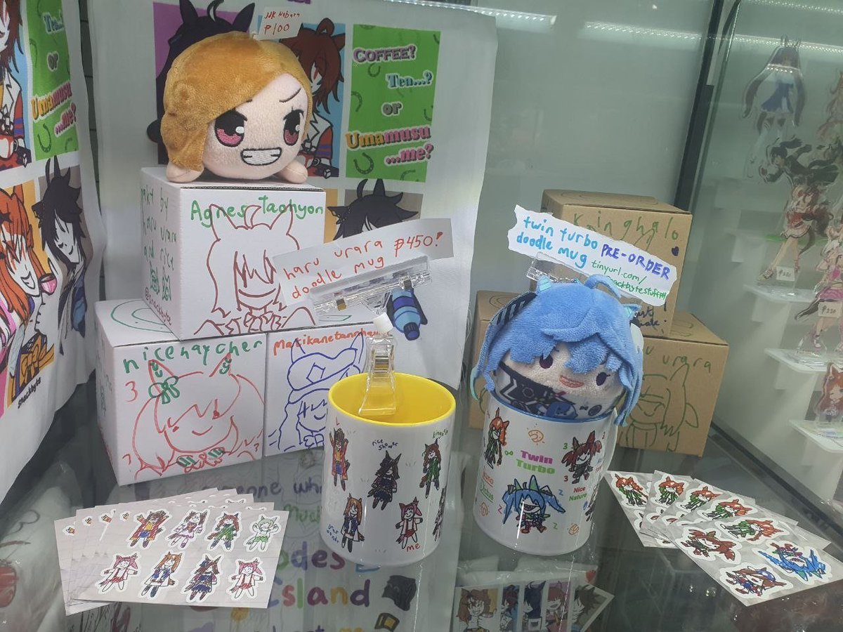 snack 🍔👾🦇 ➡️ making uma mugs! tweet media