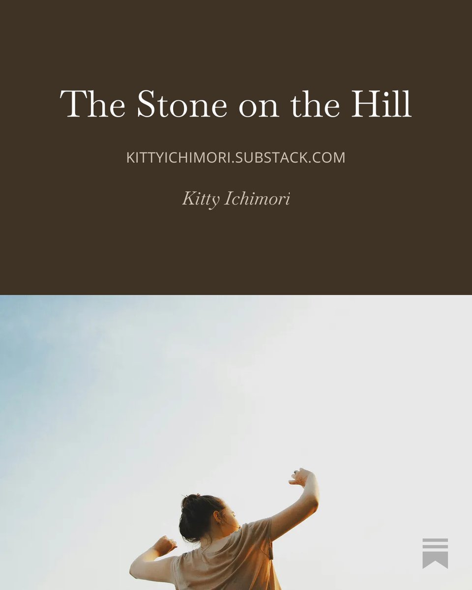 k_ichimori's tweet image. My grandmother raised eight children 
and lost her land after the war.

She kept moving her whole life.
But what stayed with me most
was a stone that never moved.

New essay ↓
open.substack.com/pub/kittyichim…
#amwriting #memoir #family #Japan