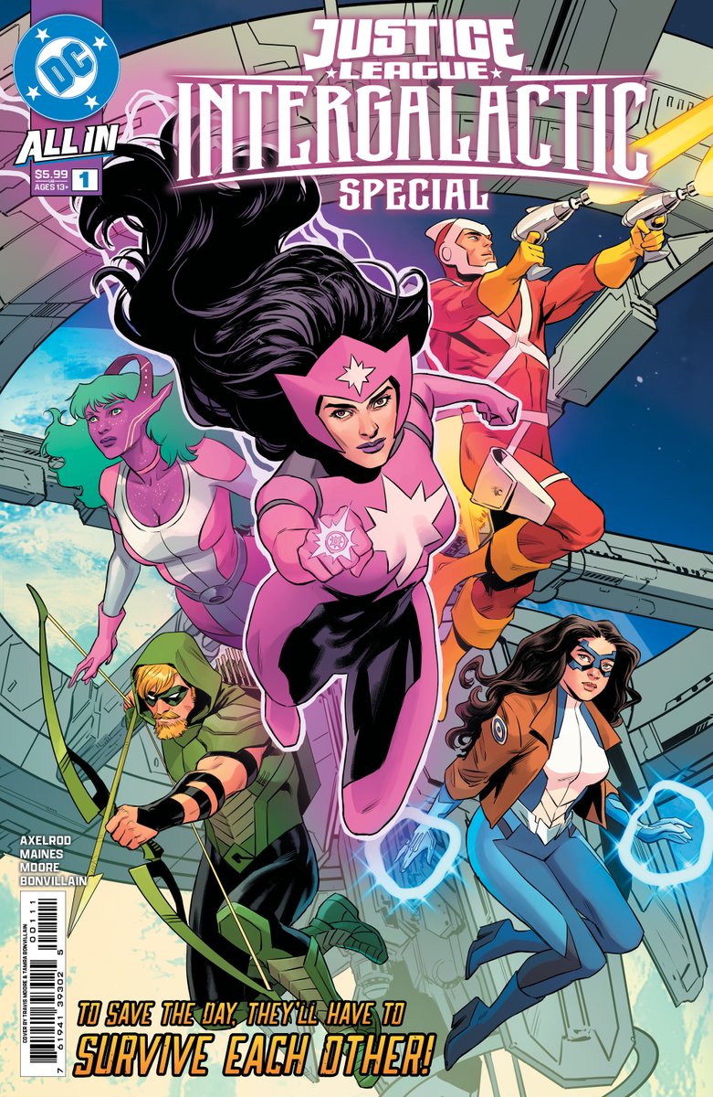 BuzzComics's tweet image. Preview de Justice League Intergalactic Special #1 par Jadzia Axelrod, @NicoleAMaines, Travis Moore et Tamra Bonvillain chez @DCOfficial / @TheDCNation #DCComics #Comics #DCAllIn #JusticeLeagueUnlimited #JusticeLeague #JusticeLeagueIntergalactic #JLU buzzcomics.net/showpost.php?p…