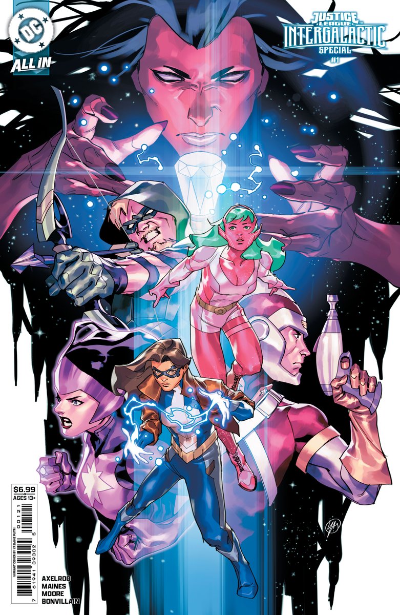 BuzzComics's tweet image. Preview de Justice League Intergalactic Special #1 par Jadzia Axelrod, @NicoleAMaines, Travis Moore et Tamra Bonvillain chez @DCOfficial / @TheDCNation #DCComics #Comics #DCAllIn #JusticeLeagueUnlimited #JusticeLeague #JusticeLeagueIntergalactic #JLU buzzcomics.net/showpost.php?p…