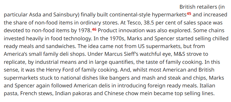 RuthfulThe's tweet image. There is a certain kind of British identity downstream of M&amp;amp;S food policies of the 1970s. #cosmopolitan