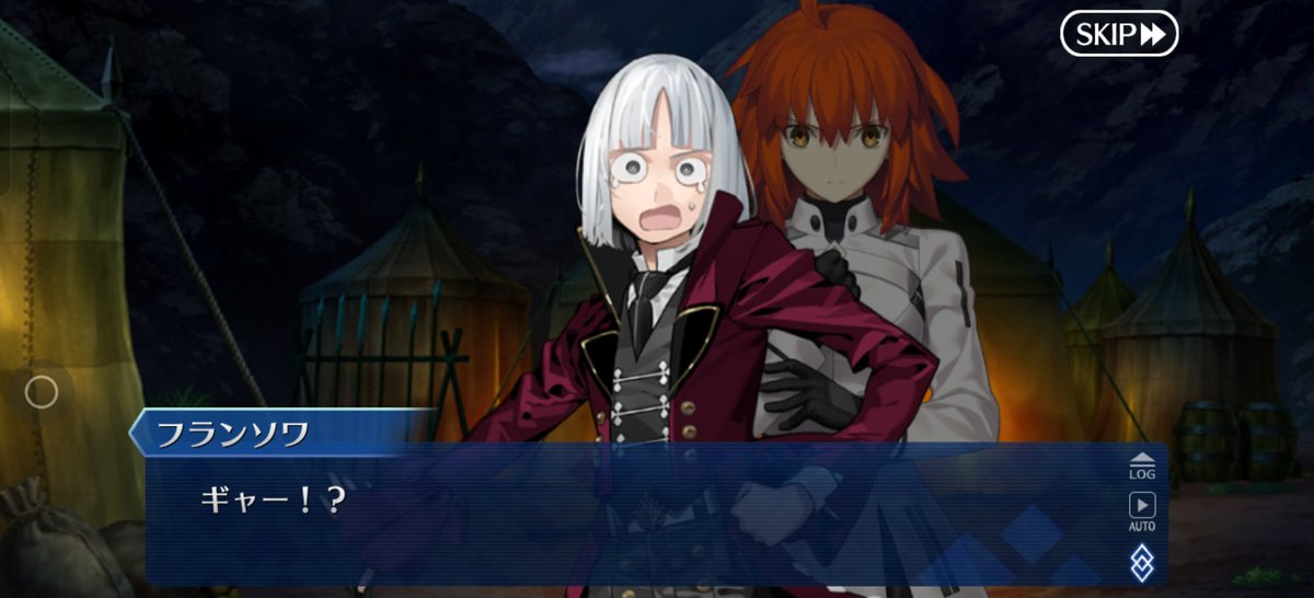 amazing

bad mouth mashu and you get violence directly from guda 😌

(rubs their knuckles on both of francois' temples lmao)